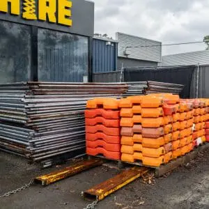 Temporary Fencing Panel (ea) includes fence base