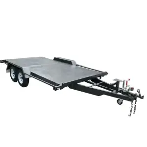 car-trailer-tandem-beaver-tail-14-x-66 Car Trailer - Large Beavertail* (2500kg)