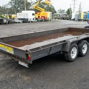 Car Trailer Tandem flat bed 16' x 6' 5"