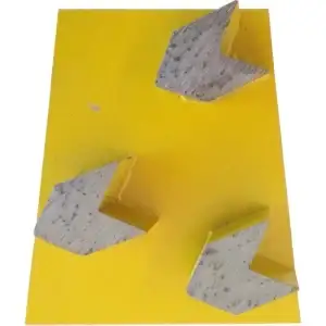 Terrazzo Arrow head wedge block (ea)